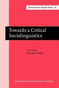 Produktbild: Towards a Critical Sociolinguistics