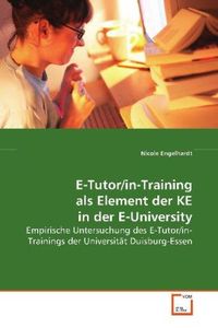 Bild vom Artikel Engelhardt, N: E-Tutor/in-Training als Elementder KE in der vom Autor Nicole Engelhardt
