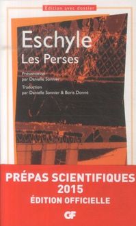 Produktbild: Les Perses : pr&eacute;pas scientifiques 2015