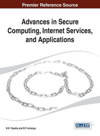 Produktbild: Advances in Secure Computing, Internet Services, and Applications