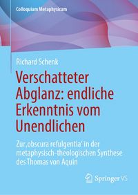 Produktbild: Verschatteter Abglanz: endliche Erkenntnis vom Unendlichen