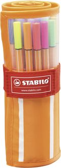 Produktbild STABILO Fineliner -   point 88 - 30er Rollerset - mit 30 verschiedenen Farben