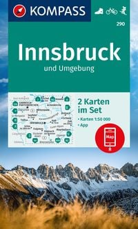 Bild vom Artikel KOMPASS Wanderkarten-Set 290 Innsbruck und Umgebung (2 Karten) 1:50.000 vom Autor 