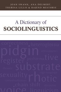 Produktbild: Dictionary of Sociolinguistics