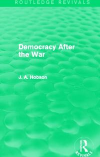 Produktbild: Hobson, J: Democracy After The War