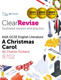 Produktbild: ClearRevise AQA GCSE English Literature 8702, Dickens, A Christmas Carol
