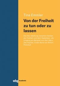 Produktbild: Von der Freiheit zu tun oder zu lassen