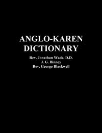 Produktbild: Anglo-Karen Dictionary