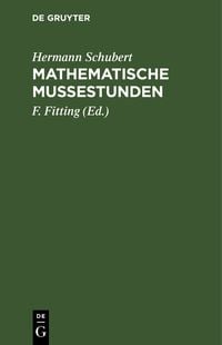 Produktbild: Mathematische Mu&szlig;estunden