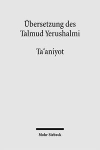 Produktbild: &Uuml;bersetzung des Talmud Yerushalmi