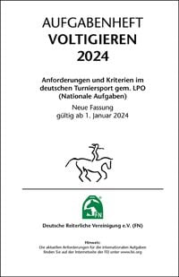 Produktbild: Aufgabenheft &ndash; Voltigieren 2024