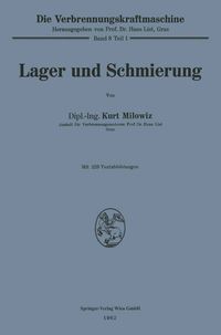Produktbild: Lager und Schmierung