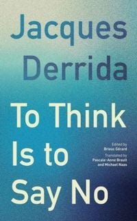 Produktbild: To Think Is to Say No