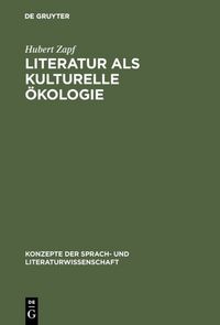 Produktbild: Literatur als kulturelle &Ouml;kologie