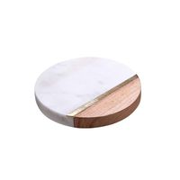 Bild vom Artikel BUTLERS MARBLE KITCHEN 4x Untersetzer mit Goldstreifen Ø10cm vom Autor 