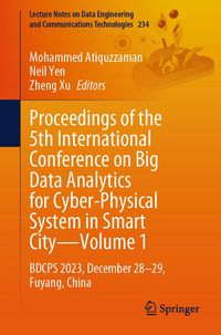 Produktbild: Proceedings of the 5th International Conference on Big Data Analytics for Cyber-Physical System in Smart City-Volume 1