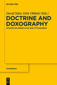 Produktbild: Doctrine and Doxography