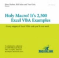 Produktbild: Holy Macro Its 2500 Excel Vb D