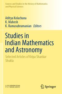 Produktbild: Studies in Indian Mathematics and Astronomy
