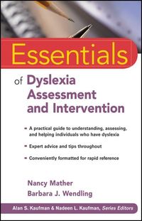 Produktbild: Essentials of Dyslexia Assessment and Intervention