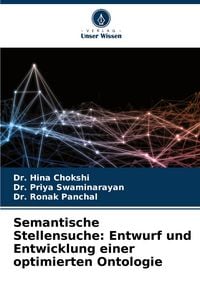 Produktbild: Semantische Stellensuche: Entwurf und Entwicklung einer optimierten Ontologie