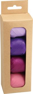 Produktbild: PR&Auml;SENT Geschenkband Eikn&auml;uel Opak, altrosa, purpur, violett und flieder