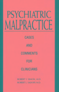 Produktbild: Psychiatric Malpractice