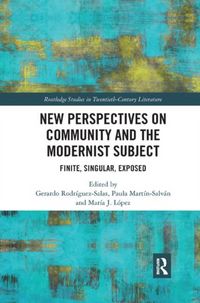 Produktbild: New Perspectives on Community and the Modernist Subject