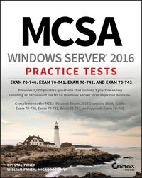 Produktbild: MCSA Windows Server 2016 Practice Tests