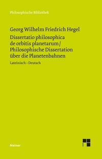 Produktbild: Dissertatio philosophica de orbitis planetarum. Philosophische Dissertation &uuml;ber die Planetenbahnen