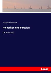 Produktbild: Menschen und Parteien