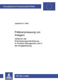 Produktbild: Pr&auml;ferenzmessung von Anlegern