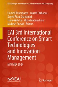 Produktbild: EAI 3rd International Conference on Smart Technologies and Innovation Management