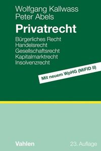 Produktbild: Privatrecht