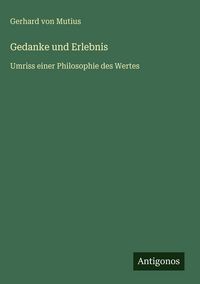 Produktbild: Gedanke und Erlebnis