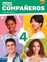 Produktbild: Nuevo Companeros 4 - Libro del alumno + licencia digital. B1.2