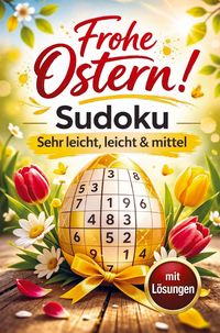 Produktbild: Frohe Ostern! Sudoku in 3 Stufen: Zum Aufw&auml;rmen, leicht & mittel - mit L&ouml;sungen I R&auml;tselbuch als kleines Ostergeschenk