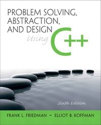 Produktbild: Problem Solving, Abstraction, and Design using C++