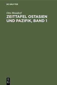 Produktbild: Zeittafel Ostasien und Pazifik, Band 1