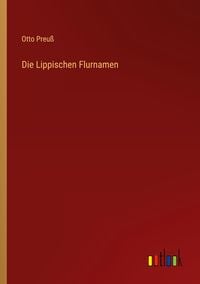 Produktbild: Die Lippischen Flurnamen