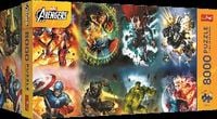 Produktbild: Puzzle 8000 - Trefl Premium Plus - Avengers: Legends in Action"/ Marvel Heroes Mix 70%