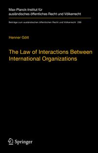 Produktbild: The Law of Interactions Between International Organizations