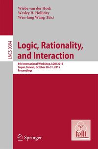 Produktbild: Logic, Rationality, and Interaction