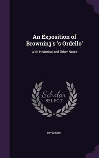 Produktbild: An Exposition of Browning's 's Ordello'