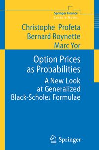 Produktbild: Option Prices as Probabilities