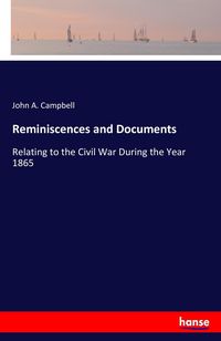 Produktbild: Reminiscences and Documents
