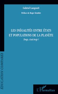 Produktbild: Les in&eacute;galit&eacute;s entre &eacute;tats et populations de la plan&egrave;te