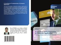 Produktbild: A Text Book of Fundamentals of Computer Application