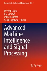 Produktbild: Advanced Machine Intelligence and Signal Processing