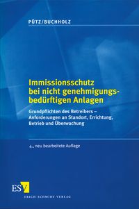 Produktbild: Immissionsschutz bei nicht genehmigungsbed&uuml;rftigen Anlagen